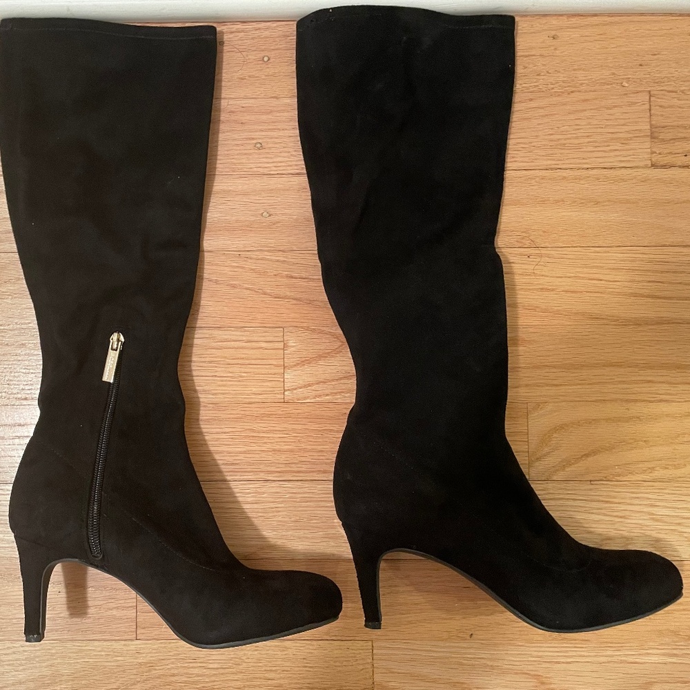 Black Suede Dress Boots by BCBG Generation - Picture 1 of 3